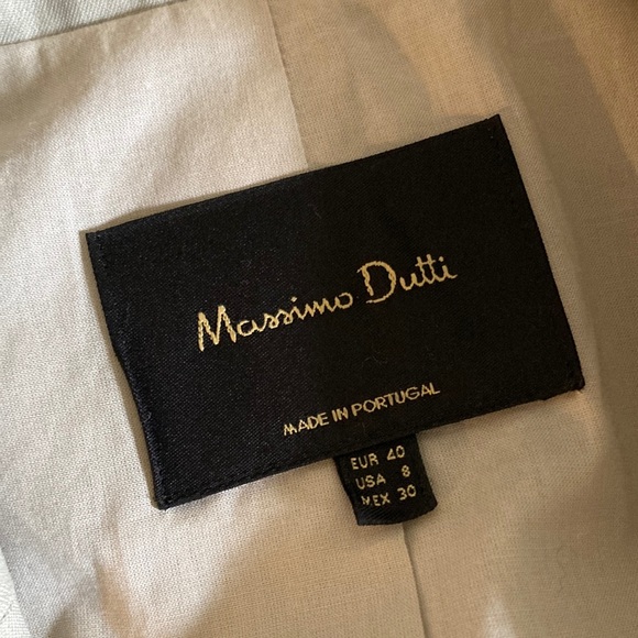 Massimo Dutti Light Gray Blazer - Picture 2 of 7